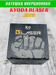 Катушка инерционная KYODA BLASER JD75, 2 подшип., корпус пластик, шпуля пластик, диам 75