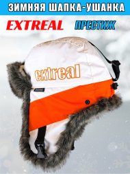 Шапка-ушанка Extreal Престиж барсук/мембр. бел. XL