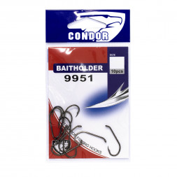 Крючок Condor BAITHOLDER №8 BN 50 шт/упак