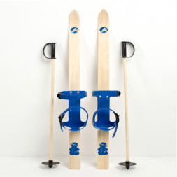 Комплект Маяк лыжный детский 110см с креплением Junior и палками