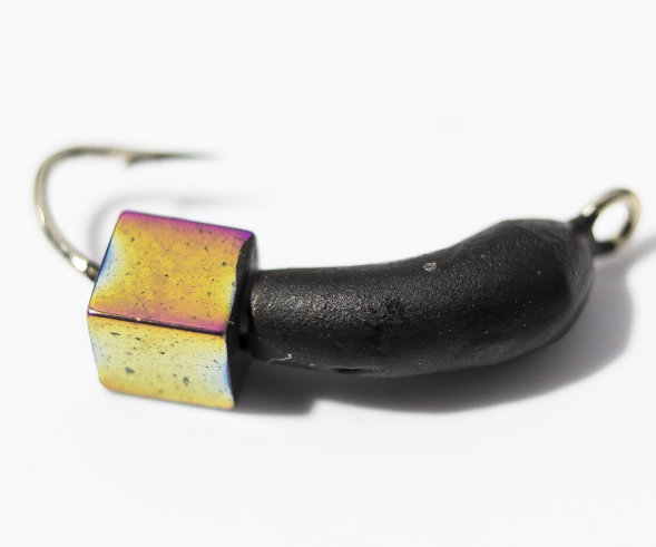 Мормышка вольфрамовая Condor Уралка с кубиком Хамелеон 2,0 мм 15 шт