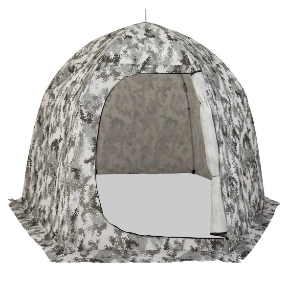Палатка зонт Condor зимняя утепленная 2,2 х 2,2 х 1,8 белый/КМФ цифра