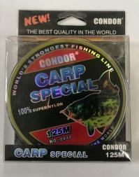 Леска монофильная Condor Carp Special d-0,18 мм, L-125 м,  разрывная нагрузка 4,90 кг 10 шт