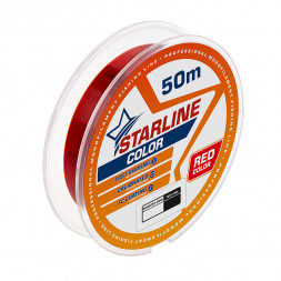 Леска IAM STARLINE 50m Красный d0.181