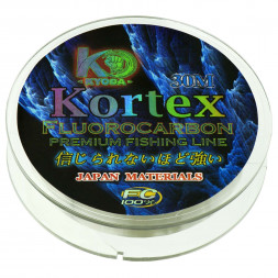 Леска монофильная Kyoda Kortex флюорокарбон d-0,22 мм L-30 м разрывная нагрузка 4,25 кг 6 шт/упак