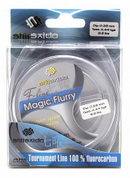 Леска флюорокарбон Shii Saido Magic Flurry, L-30 м, d-0,135 мм test-1,29 кг, прозрачная