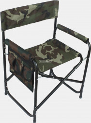 Кресло складное Следопыт с карманом на подлокотнике 585х450х825 мм сталь