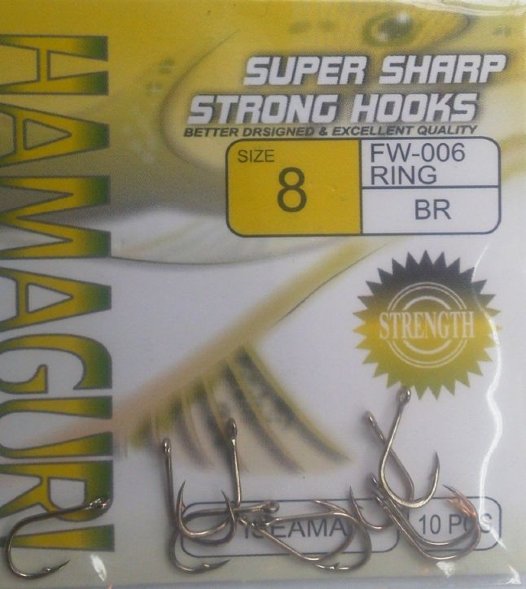 Крючок Freeway Iseama FW-006-12 BR 10шт