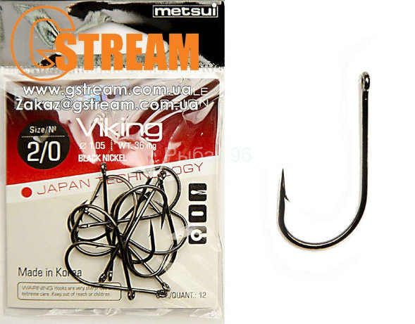 Крючок METSUI viking bln №10 12шт VI-BLN-10