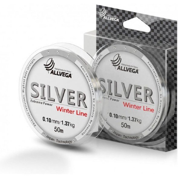 Леска Allvega Silver 0.08 50м