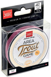 Леска Lucky John Area Trout Game Fluorocarbon Pink 0.16 75м